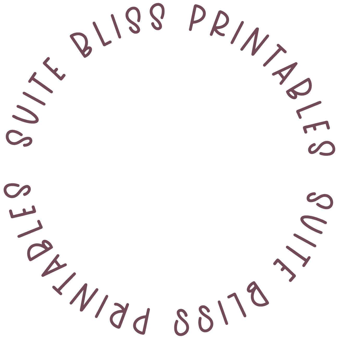 Suite Bliss Printables Logo
